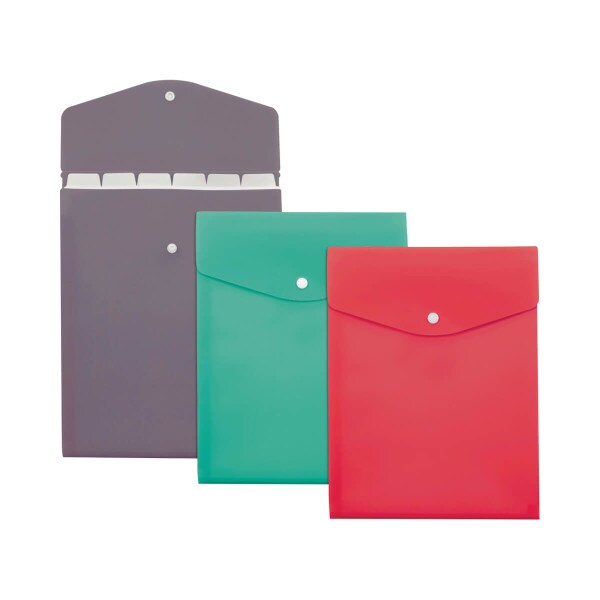 Vertical 7-Pocket File Assorted Colors